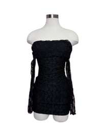 Image 3 of Obsidian Lace Off Shoulder Mini Dress