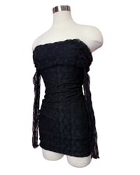 Image 4 of Obsidian Lace Off Shoulder Mini Dress