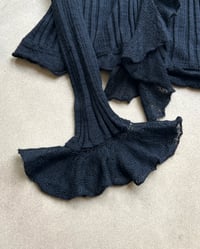 Image 3 of ITALIAN SILK RUFFLE TOP