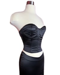 Image 3 of Antonia Silky Corset Set