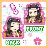 Nezuko NomNom Keychain