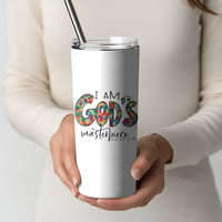 Image 1 of " I Am God's Masterpiece" 20 oz Tumbler