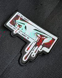 Image 2 of Crying patch | Embroidered Patch