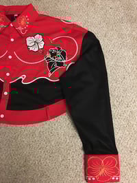 Image 2 of CUNTRY Cowboy Western Crop-Top PRE ORDER