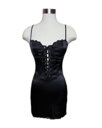 Image 1 of Nisi Silky Little Black Dress