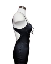 Image 2 of Nisi Silky Little Black Dress