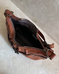 Image 6 of FLOWER BUCKLE LEATHER BAG