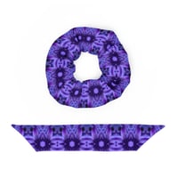 Image 8 of Indigo Galaxy Hair Scrunchie