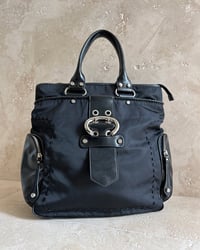 Image 3 of FRANCESCO BIASIA NYLON & LEATHER BAG
