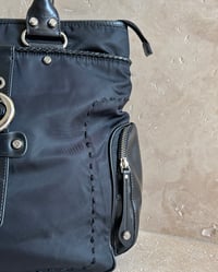 Image 4 of FRANCESCO BIASIA NYLON & LEATHER BAG