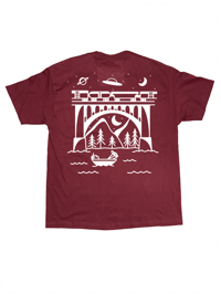 Image 5 of Train Bridge. Shirts. 6 Colors.
