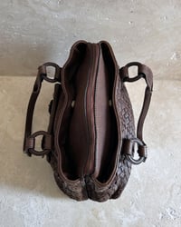 Image 7 of LEATHER WOVEN BUCKLE BAG