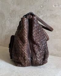 Image 6 of LEATHER WOVEN BUCKLE BAG