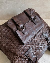 Image 3 of LEATHER WOVEN BUCKLE BAG