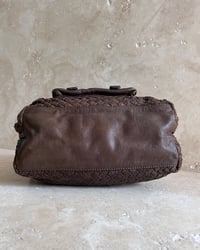Image 5 of LEATHER WOVEN BUCKLE BAG