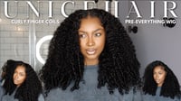 FINGER COIL WIG FRONTAL