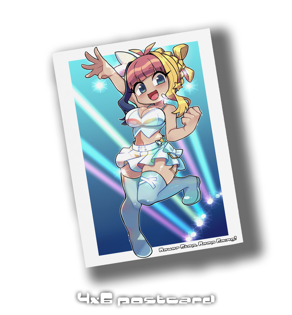 Image of (Pre-order) Idol Blushi 6 Year Anniversary Postcard 4x6