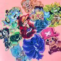 Image 1 of ✨ NEW ✨ Furry Straw Hat Stickers!