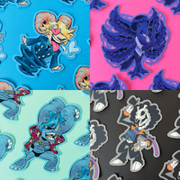 Image 4 of ✨ NEW ✨ Furry Straw Hat Stickers!