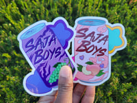 Image 1 of Demon Boy-Band Soda Pop Sticker