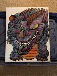 Scaley Pup Original Painting 