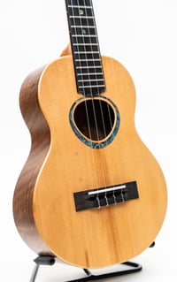 Image 2 of KoAloha KTMR-10SI Special Issue Cedar Top & Curly Claro Walnut Rosette Tenor