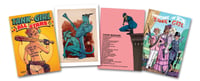 Image 3 of TANK GIRL UNCLENCHED BOXSET - 3 GRAPHIC NOVELS - HAND SIGNED - WITH 4 ART CARDS