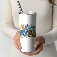 Image 1 of " Autism Mama" 20 oz Tumbler