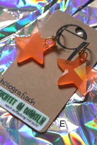 Image 2 of (glow in the dark) stern ohrringe