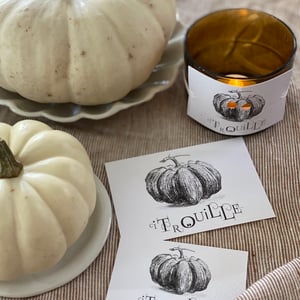 Image of Etiquettes CITROUILLE