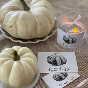 Image of Etiquettes CITROUILLE