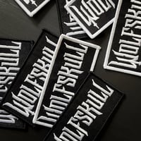 WOLFSKULL - Patch (black or white border)