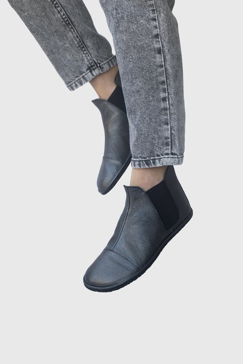 Image of Gunmetal Chelsea boots