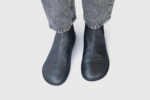 Image of Gunmetal Chelsea boots