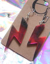 Image 2 of (glow in the dark) blitz ohrringe