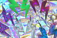 Image 1 of (glow in the dark) blitz ohrringe