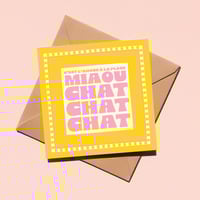 carte postale "Miaou, Chat Chat Chat"