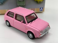 Image 1 of 1/64 Pink Nissan Pao still in box, made by Aoshima.