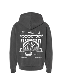 Image 7 of Train Bridge. Hoodies. 6 Colors.