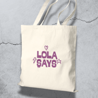 Image 4 of My Body My Roll Cotton Canvas Tote Bag