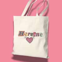 Image 3 of Heroine Cotton Canvas Tote Bag