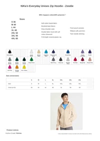 Image 6 of NiKa’s Everyday Unisex Zip Hoodie/Zoodie