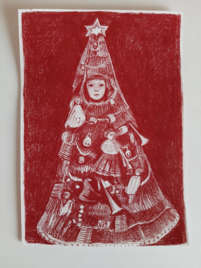 Tree girl ~ Original drawing