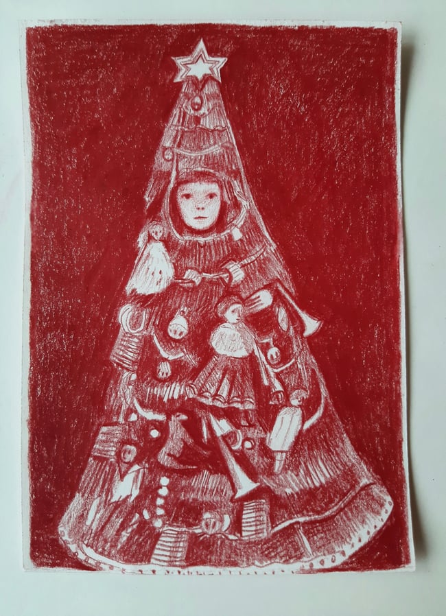 Tree girl ~ Original drawing