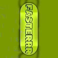 Image 1 of Fasterrr Yellow | Real Wear Fingerboard Deck
