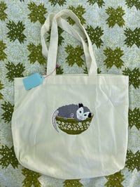 Image 2 of spring blossom possum tote bag 
