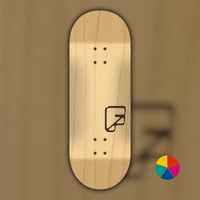 Image 1 of Mini F | Engraved Fingerboard Deck