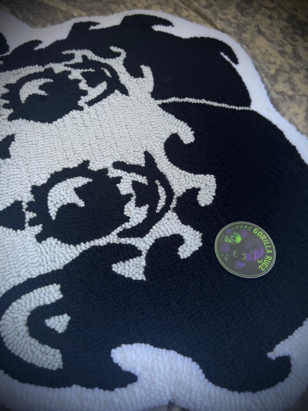 Image of Betty laugh now , cry later  rug 