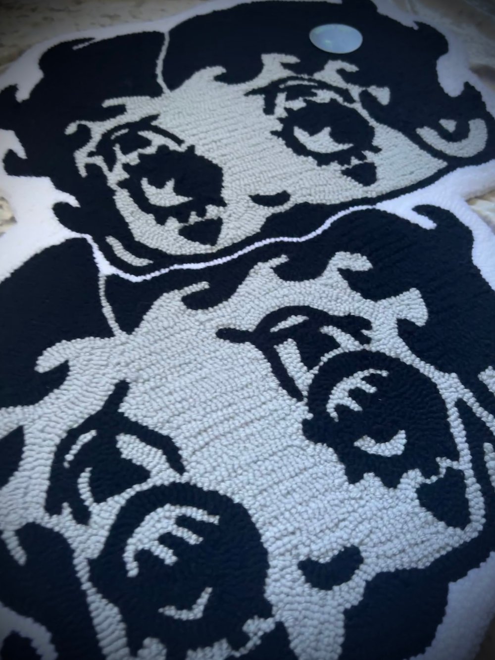 Image of Betty laugh now , cry later  rug 