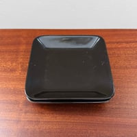 Image 1 of Arabia Finland Kilta Small Black Square Plates